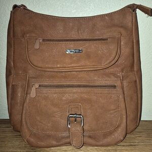 Casual Tan Crossbody Bag - Everyday Hands-Free Carry